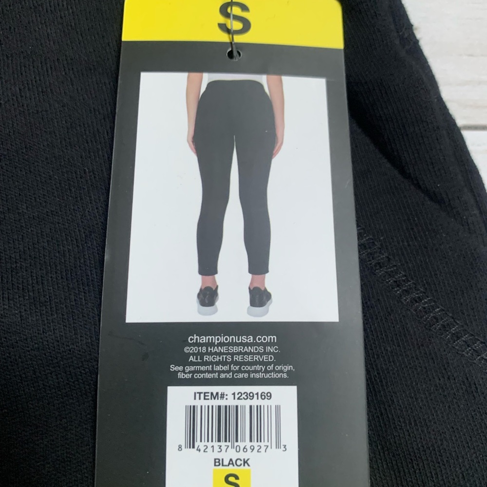 New Champion Black Ankle Joggers Sz. S - Picture 7 of 11